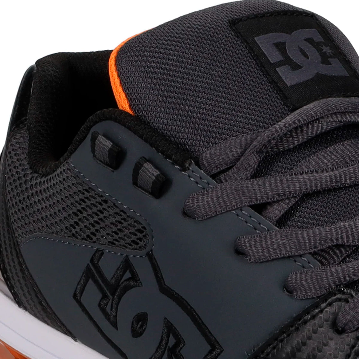 TENIS DC SHOES VERSATILE PARA CABALLER COLOR GRIS