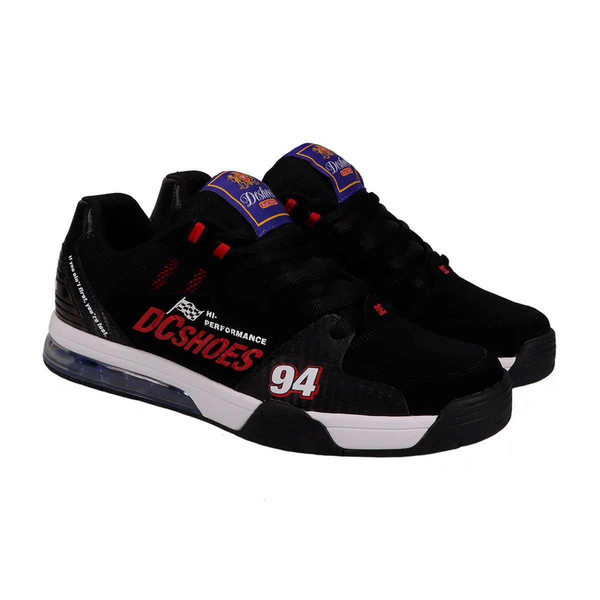 TENIS DC SHOES VERSATILE PARA CABALLERO COLOR NEGRO