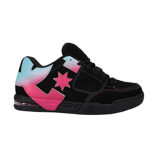 TENIS DC SHOES COMMAND PARA DAMA COLOR NEGRO ROSA AZUL