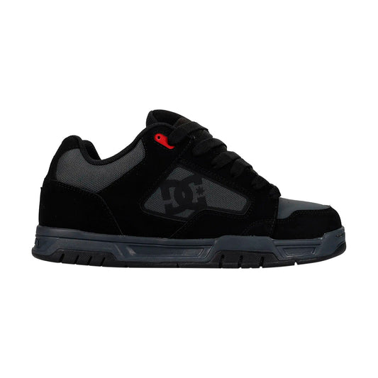 TENIS DC SHOES COILER PARA CABALLERO COLOR NEGRO GRIS ROJO