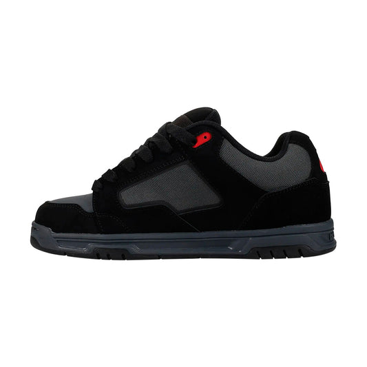 TENIS DC SHOES COILER PARA CABALLERO COLOR NEGRO GRIS ROJO