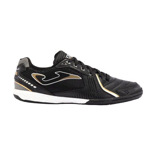 TENIS JOMA DRIBLING PARA CABALLERO COLOR NEGRO BLANCO ORO