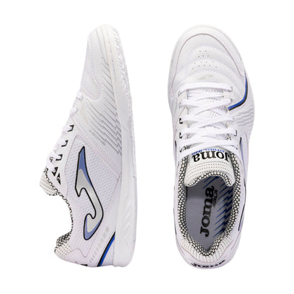 TENIS JOMA DRIBLING 24 PARA CABALLERO COLOR BLANCO NEGRO AZUL