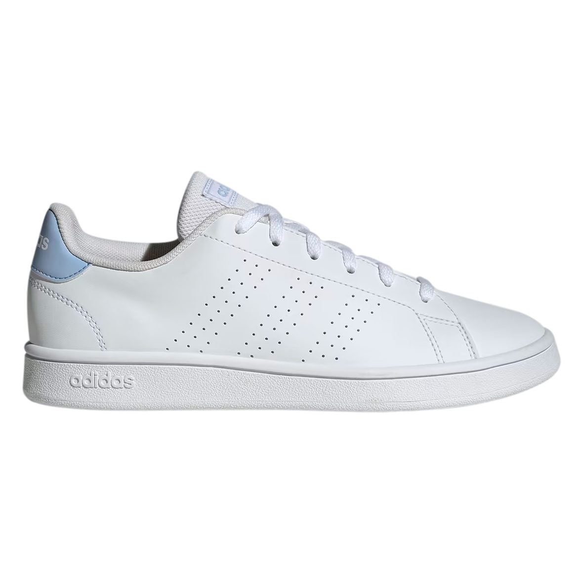 ADIDAS ADVANTAGE BASE PARA DAMA COLOR BLANCO AZUL