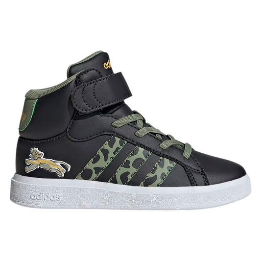 ADIDAS GRAND COURT MID PARA NIÑO COLOR GRIS
