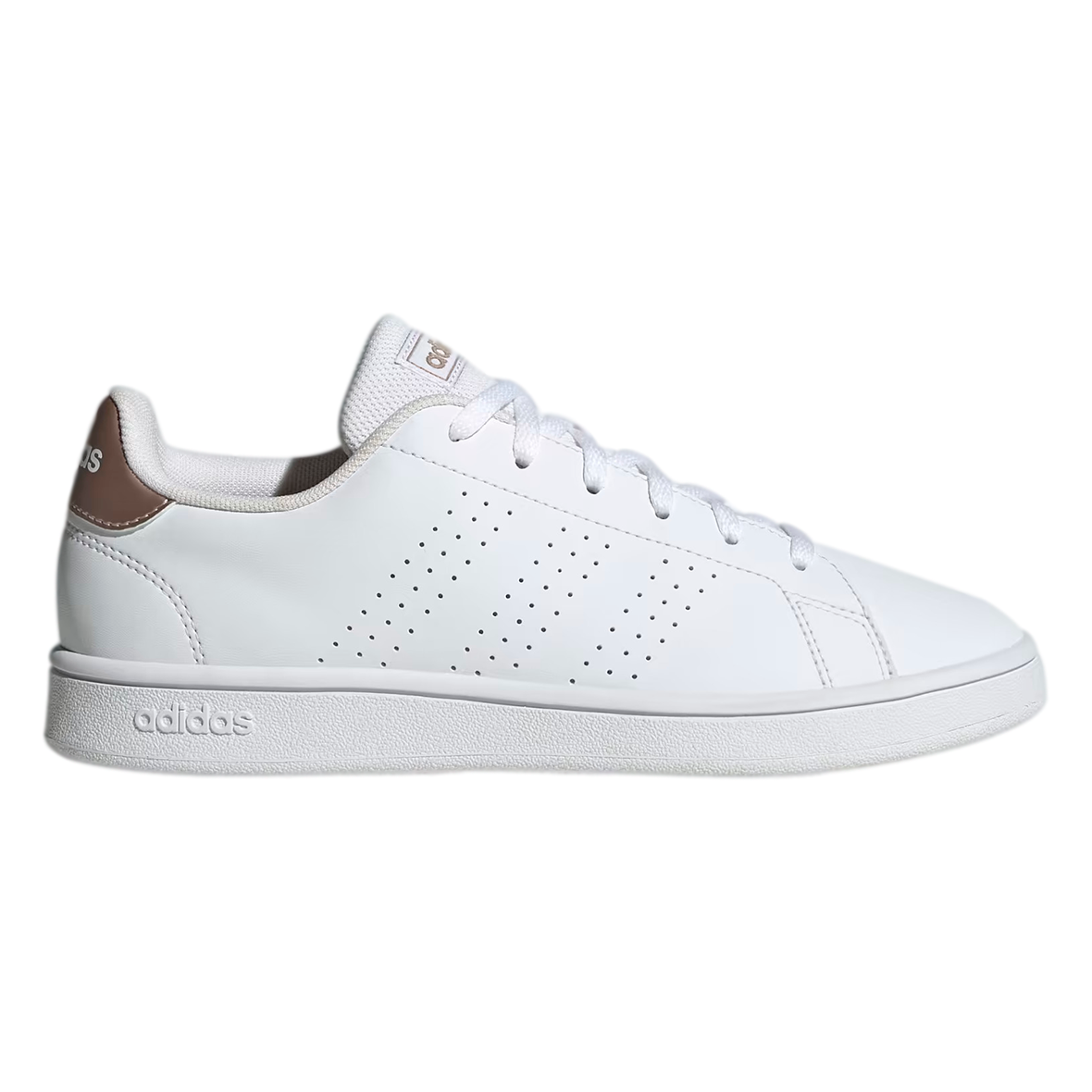 ADIDAS ADVANTAGE BASE PARA DAMA COLOR BLANCO PLATA