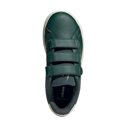 TENIS ADIDAS ADVANTAGE PARA NIÑO COLOR VERDE