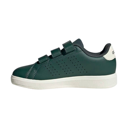 TENIS ADIDAS ADVANTAGE PARA NIÑO COLOR VERDE