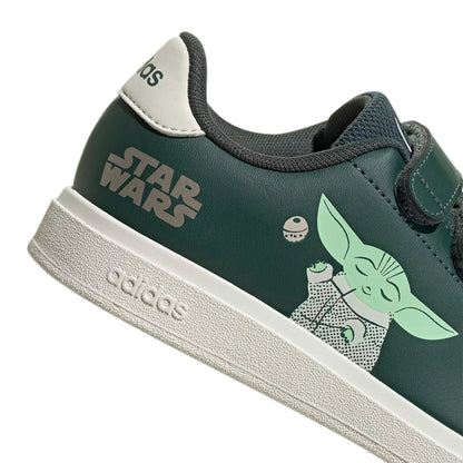 TENIS ADIDAS ADVANTAGE PARA NIÑO COLOR VERDE