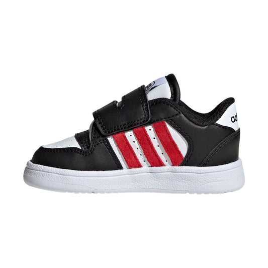 TENIS ADIDAS BREAK START INFANTIL COLOR NEGRO BLANCO ROJO