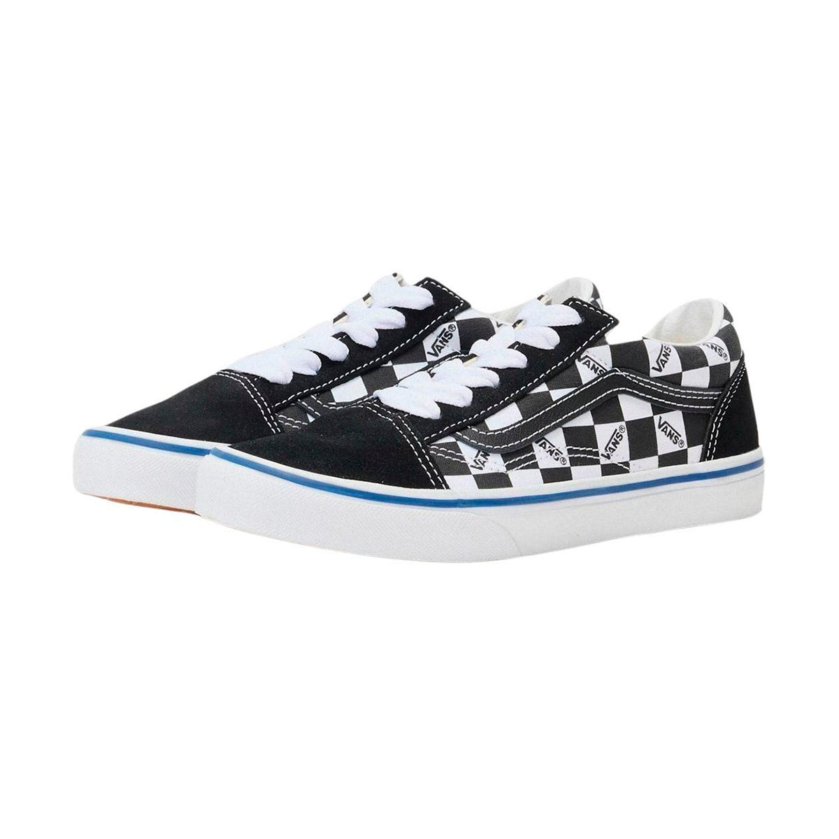 TENIS VANS OLD SKOOL PARA NIÑO COLOR NEGRO BLANCO