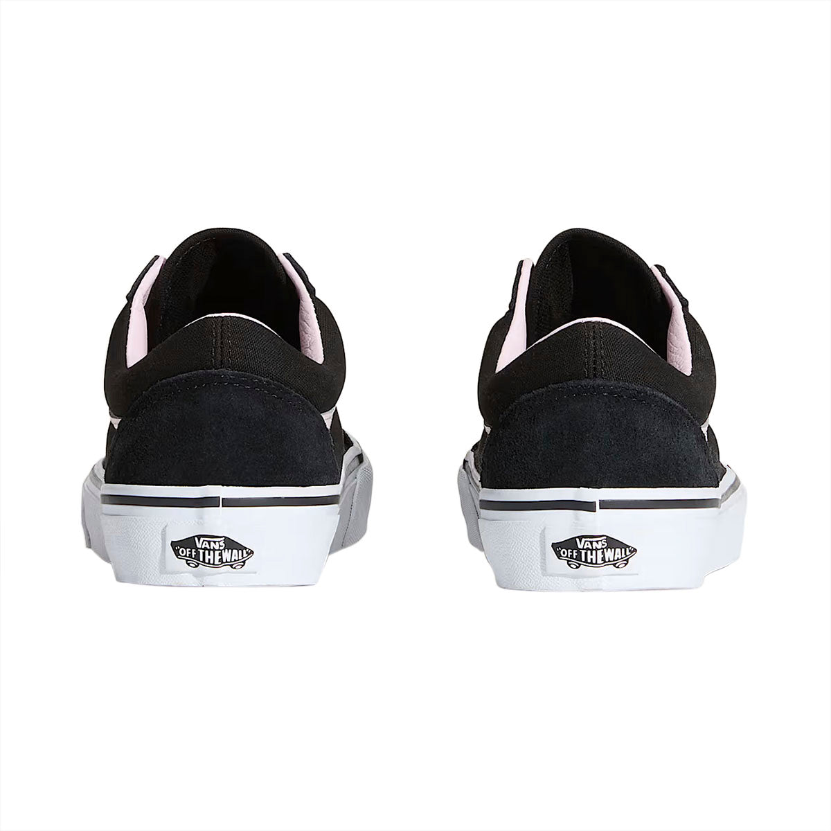 TENIS VANS OLD SKOOL PARA DAMA COLOR NEGRO ROSA