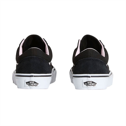 TENIS VANS OLD SKOOL PARA DAMA COLOR NEGRO ROSA