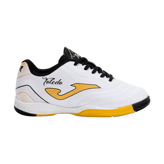 TENIS JOMA TOLEDO JR JUVENIL COLOR BLANCO NEGRO ORO