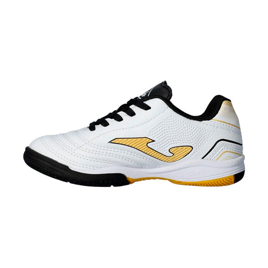 TENIS JOMA TOLEDO JR JUVENIL COLOR BLANCO NEGRO ORO