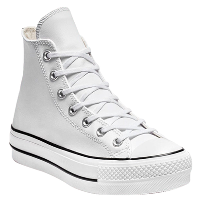CONVERSE ALL STAR PARA DAMA DE PLATAFORMA BLANCO PIEL