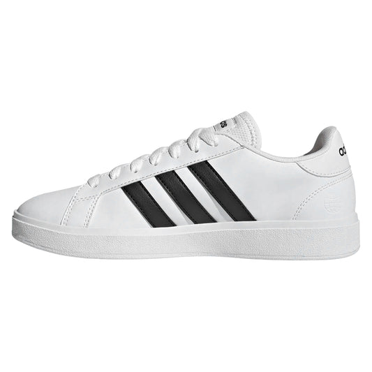 TENIS ADIDAS GRAND COURT JUVENIL COLOR BLANCO NEGRO