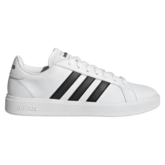 TENIS ADIDAS GRAND COURT JUVENIL COLOR BLANCO NEGRO