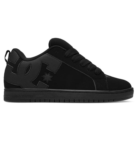 TENIS DC SHOES COURT GRAFFIK PARA CABALLERO COLOR NEGRO MONOCROMO