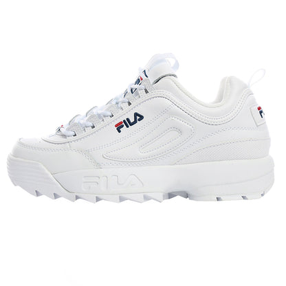FILA DISRUPTOR II PREMIUM PARA NIÑO COLOR BLANCO MARINO