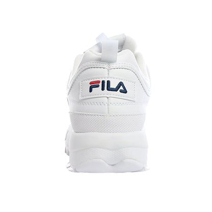 FILA DISRUPTOR II PREMIUM PARA NIÑO COLOR BLANCO MARINO